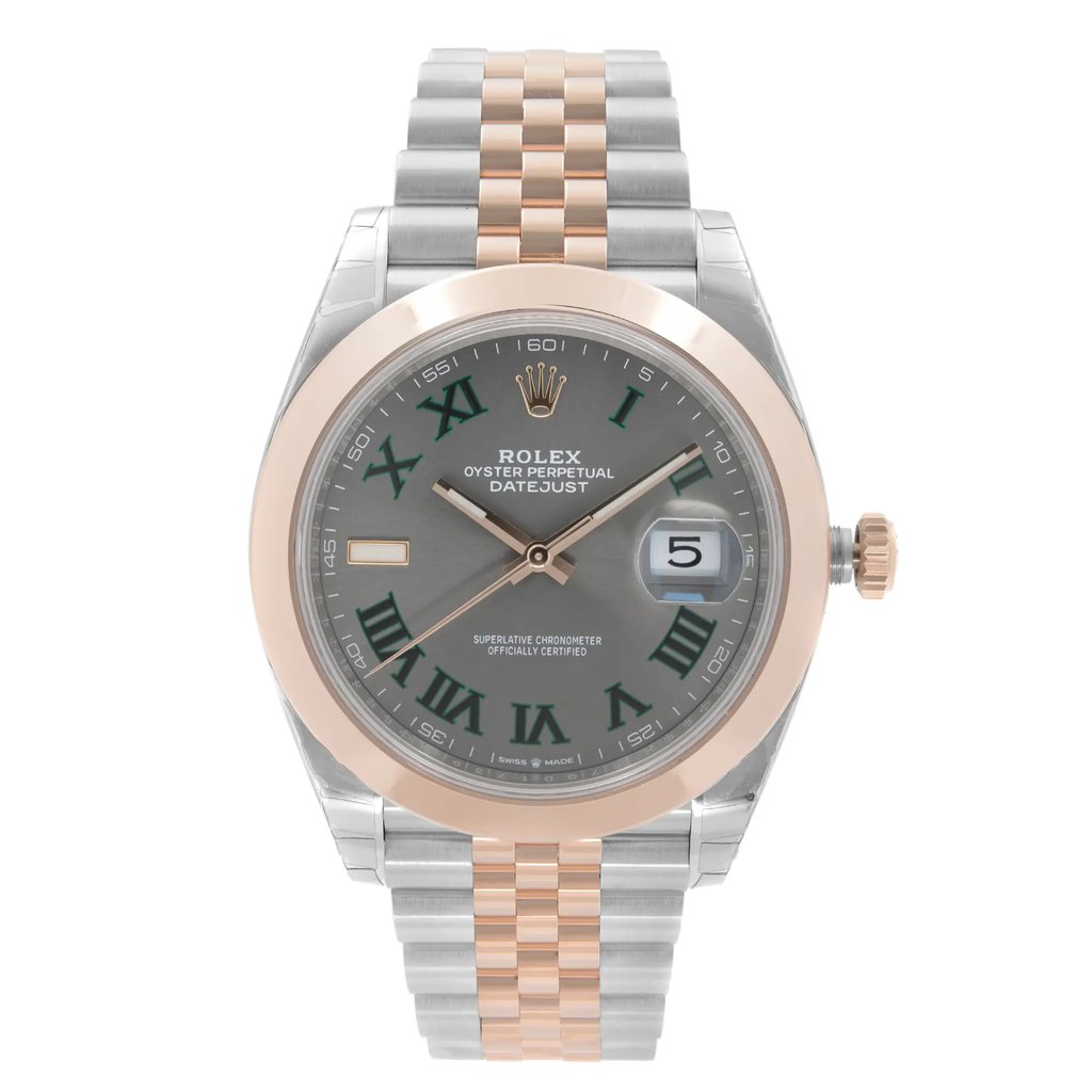 Front Full View Of Rolex 126301 Stainless Steel Watch New Condition {Product Condition}