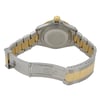 Back View Of Solid Back Case And Open Stainless Steel,Gold Band Of Rolex 16803 Watch Pre Owned Condition