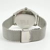 Back View Of Snap Back Case And Closed Stainless Steel Band Of Mondaine MH1.R2210.SM Watch New With Defects Condition