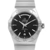 Up Close Front Facing Picture Of OMEGA 123.10.38.22.01.001 Stainless Steel Watch Pre Owned Condition