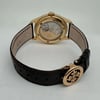 Back View Of Screwback Back Case And Closed Leather Band Of Patek Philippe 5146J-001 Watch Pre Owned Condition