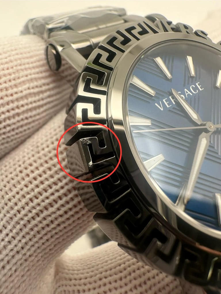 6th image of Versace Versace Greca Glam Wristwatch, NewWithDefects condition