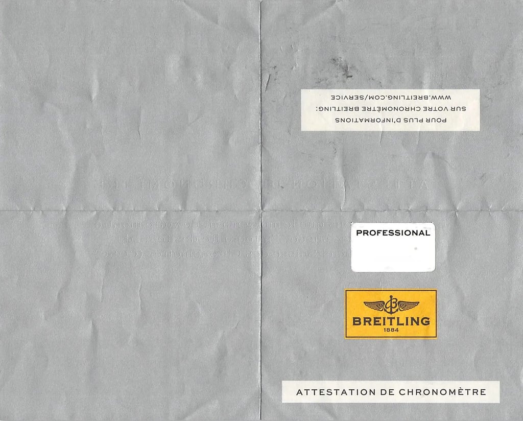 9th image of Breitling V7936310/BD60-108W Wristwatch, DisplayModel condition