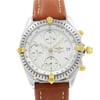 Up Close Front Facing Picture Of Breitling B13048 Stainless Steel Watch Pre Owned Condition