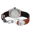 Back View Of Screwback Back Case And Open Leather Band Of TUDOR M79540-0005 Watch Pre Owned Condition