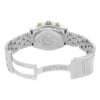 Back View Of Solid Back Case And Open Stainless Steel Band Of Breitling B13050.1 Watch Pre Owned Condition