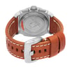 Back View Of Screwback Back Case And Closed Leather Band Of Luminox XA.9447 Watch Display Model Condition