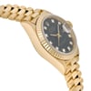 View Of Opposite Crown Facing Side Of Rolex 69178 Yellow Gold Watch Pre Owned Condition