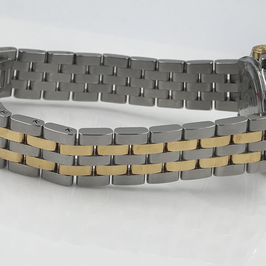 Back View Of Solid Back Case And Closed Stainless Steel Band Of RAYMOND WEIL 5399-SPS-00657 Watch Pre Owned Condition