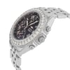 View Of Crown Facing Side Of Breitling A13355 Stainless Steel Watch Pre Owned Condition