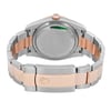Back View Of Solid Back Case And Closed Stainless Steel,Rose Gold Band Of Rolex 116261 Watch Pre Owned Condition