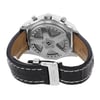 Back View Of {Caseback} Back Case And Closed Leather Band Of Breitling A4436212/G573 Watch Pre Owned Condition