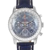 Up Close Front Facing Picture Of Breitling AB0130C5/C894-719P Stainless Steel Watch Display Model Condition