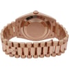 Back View Of Solid Back Case And Closed Rose Gold Band Of Rolex 228235 Watch Pre Owned Condition
