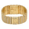 Back View Of Screwback Back Case And Closed Yellow Gold Band Of Piaget 7131 C 701 Watch Pre Owned Condition