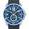 Up Close Front Facing Picture Of Cartier WSCA0010  Stainless Steel Watch Pre Owned Condition