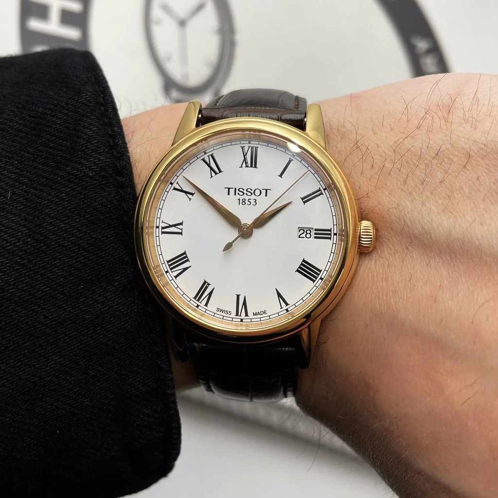 Front Full View Of Tissot T085.410.36.013.00 Stainless Steel Watch New With Defects Condition {Product Condition}