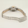 Back View Of Screwback Back Case And Open Stainless Steel,Yellow Gold Band Of Rolex 79173 Watch Pre Owned Condition