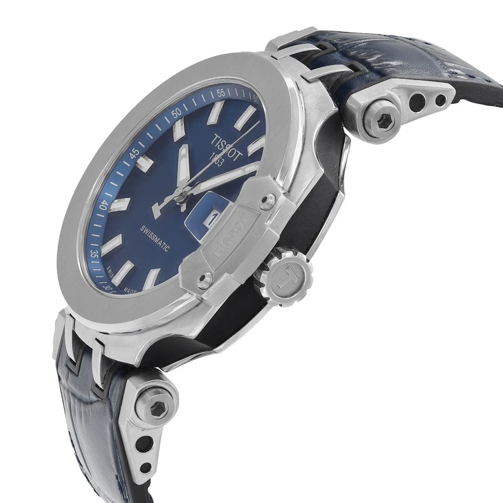 View Of Crown Facing Side Of Tissot T115.407.17.041.00 Stainless Steel Watch Pre Owned Condition