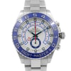 Up Close Front Facing Picture Of Rolex 116680-0002 Stainless Steel Watch Pre Owned Condition