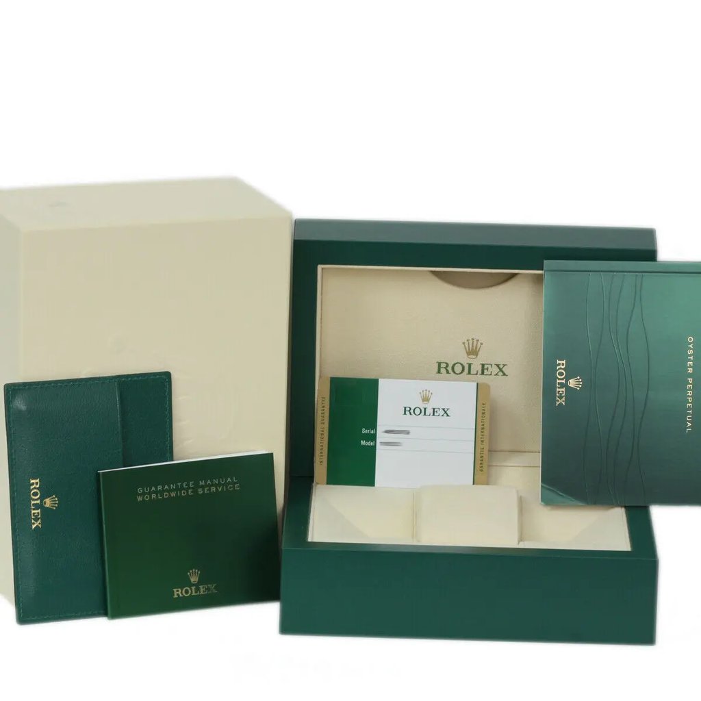  Full View Box, Documents and Rolex 126233CDJ With Watch In The Image 