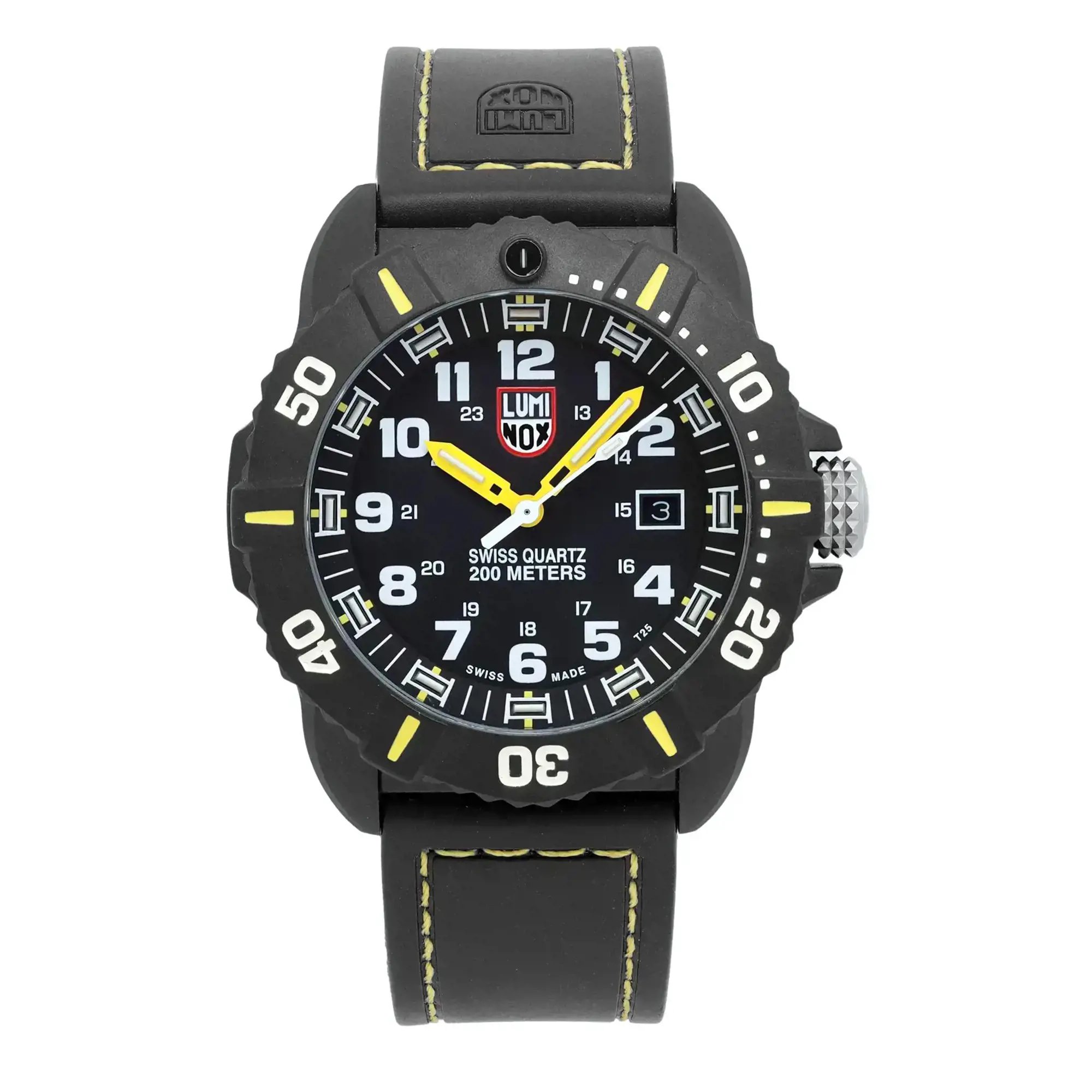 Front Full View Of Luminox XS.3025 Carbon Watch Display Model Condition Excellent