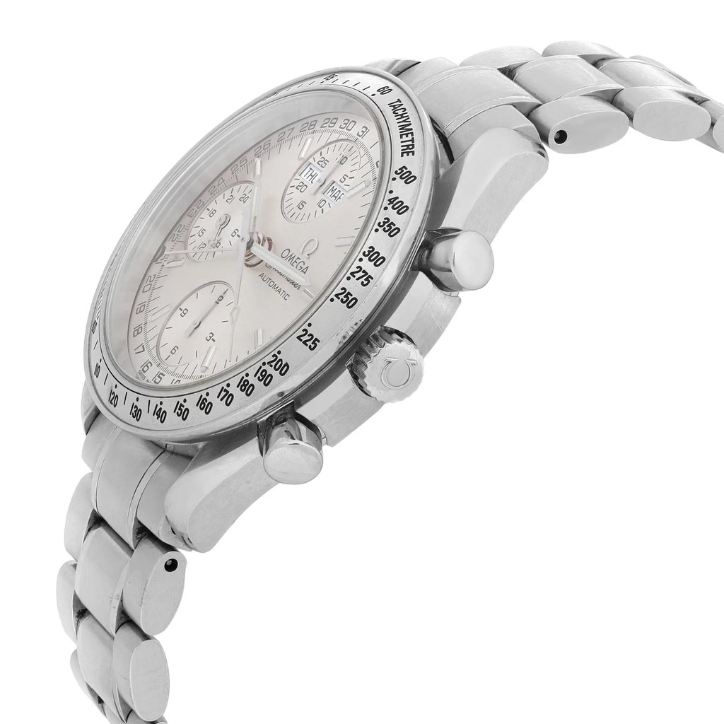View Of Crown Facing Side Of OMEGA 3523.30.00 Stainless Steel Watch Pre Owned Condition