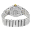 Back View Of {Caseback} Back Case And Closed Stainless and Solid Gold Band Of Breitling B67350 Watch Pre Owned Condition