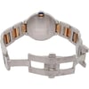 Back View Of Solid Back Case And Open Stainless Steel,Yellow Gold Band Of Cartier 3001 Watch Pre Owned Condition