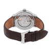 Back View Of Exhibition Back Case And Closed Leather Band Of RAYMOND WEIL 2837-STC-00609 Watch Pre Owned Condition