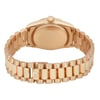 Back View Of Solid Back Case And Closed Yellow Gold Band Of Rolex 68278G Watch Pre Owned Condition