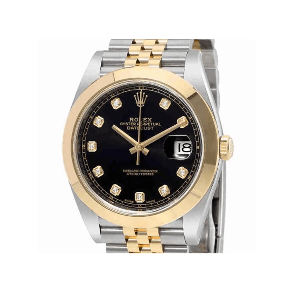 Up Close Front Facing Picture Of Rolex 126303 Stainless Steel Watch Unworn Condition