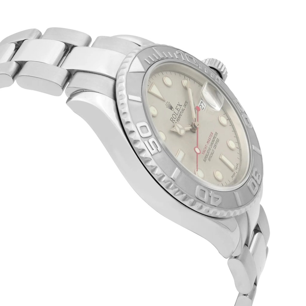 View Of Opposite Crown Facing Side Of Rolex 16622 Stainless Steel Watch Pre Owned Condition