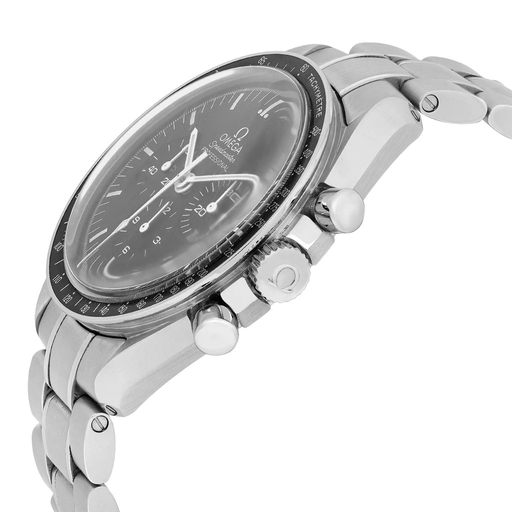 View Of Crown Facing Side Of OMEGA 311.30.42.30.01.005 Stainless Steel Watch Pre Owned Condition