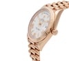 View Of Crown Facing Side Of Rolex 228235 Rose Gold Watch Pre Owned Condition