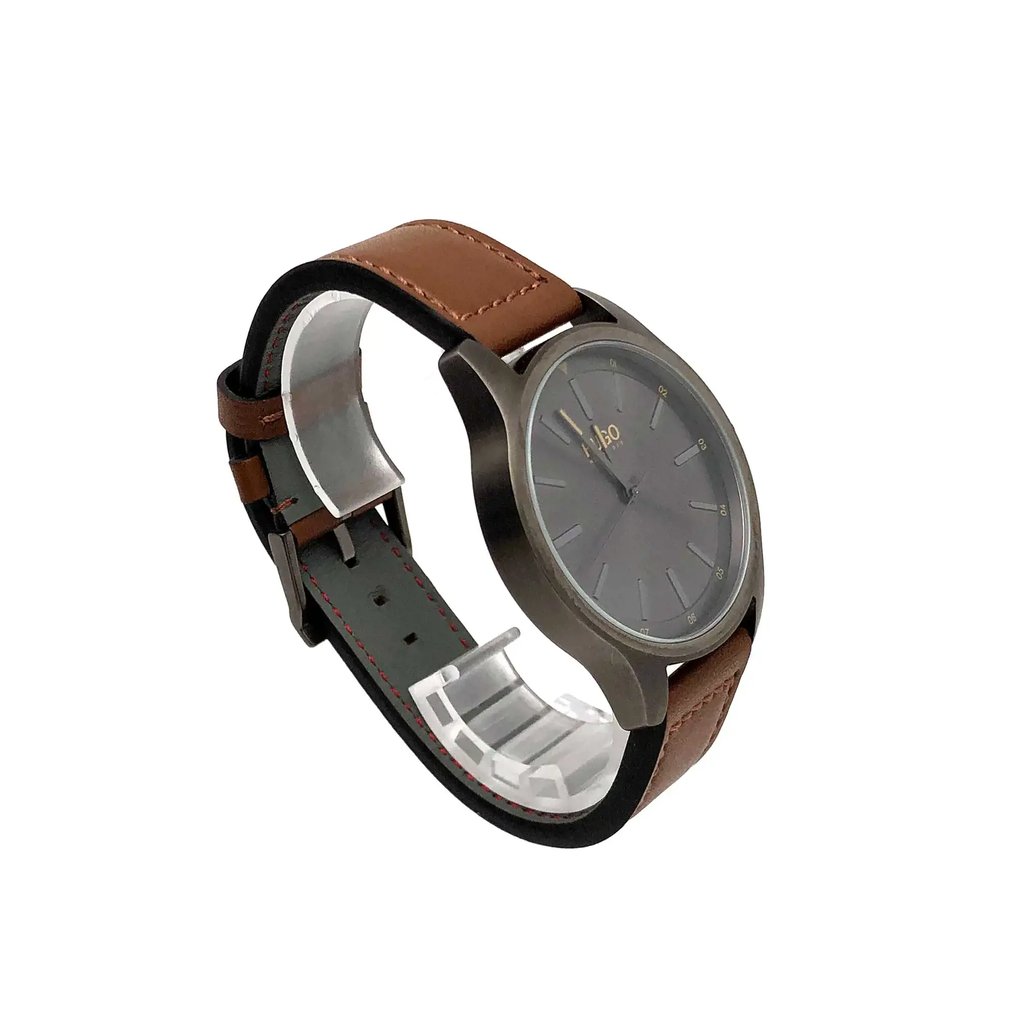 View Of Opposite Crown Facing Side Of HUGO BOSS 1530017 Stainless Steel Watch Display Model Condition