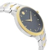 View Of Opposite Crown Facing Side Of Movado 0607043 Stainless Steel Watch New With Defects Condition