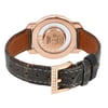 Back View Of {Caseback} Back Case And Closed Leather Band Of Chopard 209245-5001 Watch Pre Owned Condition
