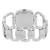 Back View Of Screwback Back Case And Closed Stainless Steel Band Of Gucci YA125407 Watch Pre Owned Condition