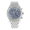 Front Full View Of Breitling A1937012/C883-443A Stainless Steel Watch Pre Owned Condition {Product Condition}