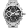 Up Close Front Facing Picture Of TAG Heuer CJF211A.BA0594 Stainless Steel Watch Pre Owned Condition