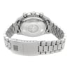 Back View Of Solid Back Case And Closed Stainless Steel Band Of OMEGA 3521.80. Watch Pre Owned Condition
