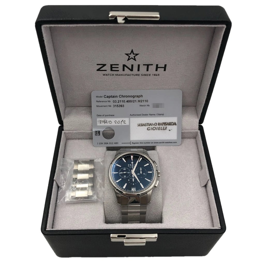 9th image of Zenith 03.2110.400/21.M2110 Wristwatch, PreOwned condition