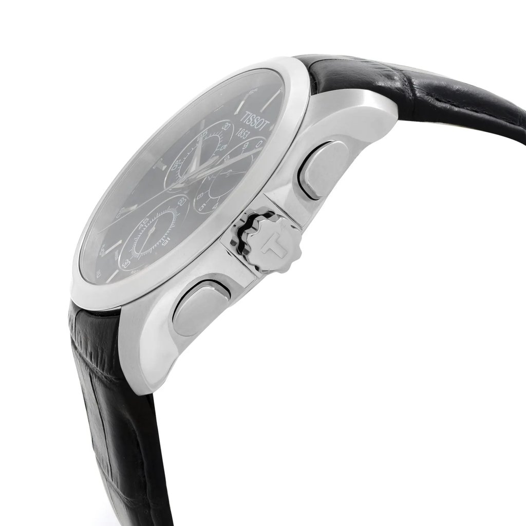 View Of Crown Facing Side Of Tissot T035.617.16.051.00 Stainless Steel Watch Pre Owned Condition