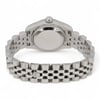 Back View Of Solid Back Case And Closed Stainless Steel Band Of Rolex 179174 Watch Pre Owned Condition