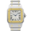 Up Close Front Facing Picture Of Cartier W20099C4 Stainless Steel Watch Pre Owned Condition