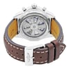 Back View Of {Caseback} Back Case And Closed Leather Band Of Breitling AB043112/G774-443X Watch Display Model Condition