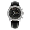 Front Full View Of Breitling A2432212/B726 Stainless Steel Watch Pre Owned Condition {Product Condition}