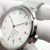 View Of Opposite Crown Facing Side Of Mondaine MH1.R2210.SM Stainless Steel Watch New With Defects Condition