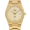 Up Close Front Facing Picture Of Tissot T1374103302100 Gold 18kt Watch Pre Owned Condition